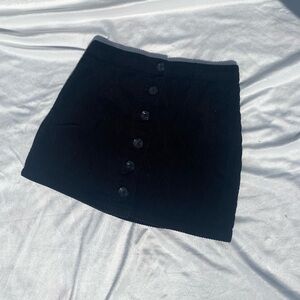 Forever 21 Black A-Line Mini Skirt